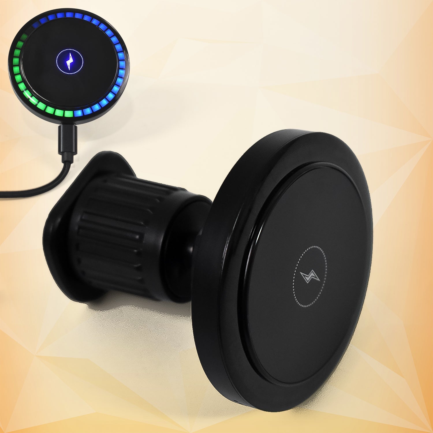 MagMount Wireless Charger with Strong Magnet MagMount Wireless Charger with Strong Magnet